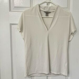 Elegant Cream Women's Top
